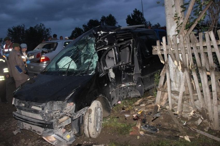 Samsun’da feci kaza: 1 ölü, 3 yaralı