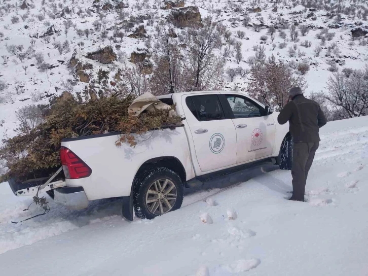 Adıyaman’da doğaya yem bırakıldı
