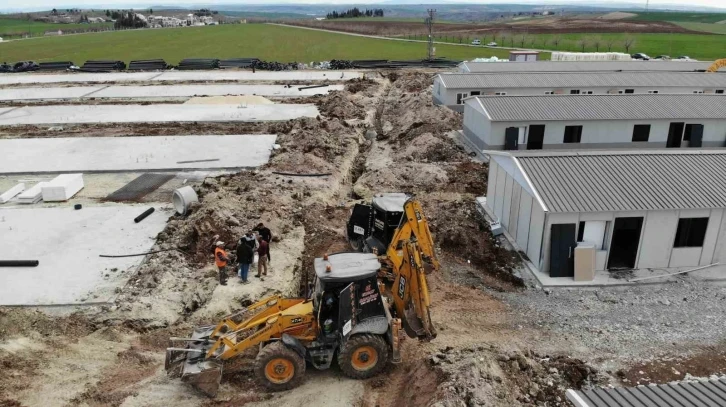 Adıyaman’da geçici konut ve altyapı çalışmaları devam ediyor
