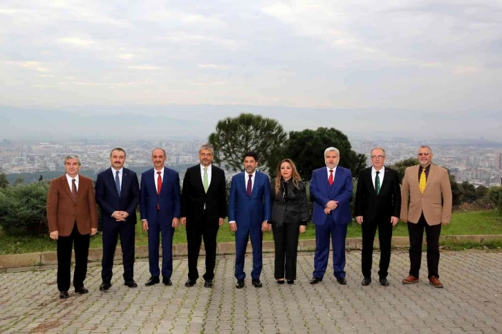 ADÜ Rektörü Aldemir mevkidaşlarını ağırladı
