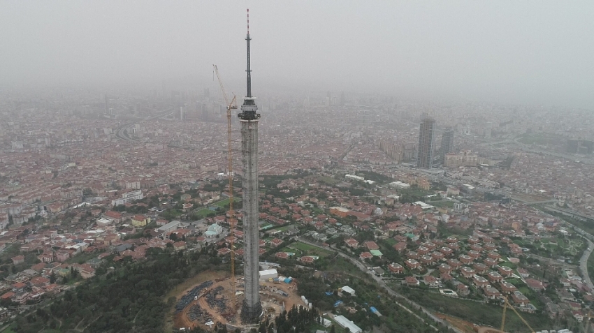 Çamlıca Kulesinin anteninde sona gelindi