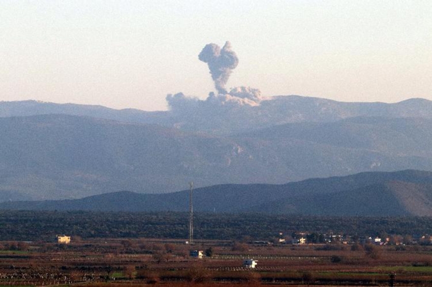 Afrin uçaklarla bombalanıyor