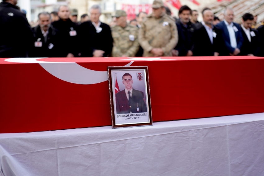 Afrin şehidi Giresun’da son yolculuğuna uğurlandı