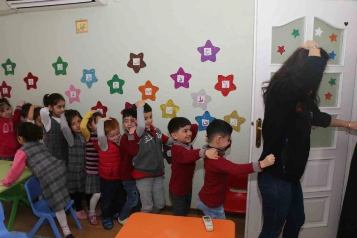 AFAD personelinden miniklere afet bilincine yönelik eğitim
