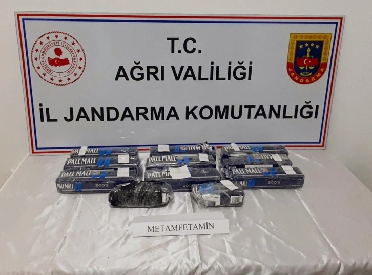 Ağrı’da 10 kilo 232 gram metamfetamin ele geçirildi