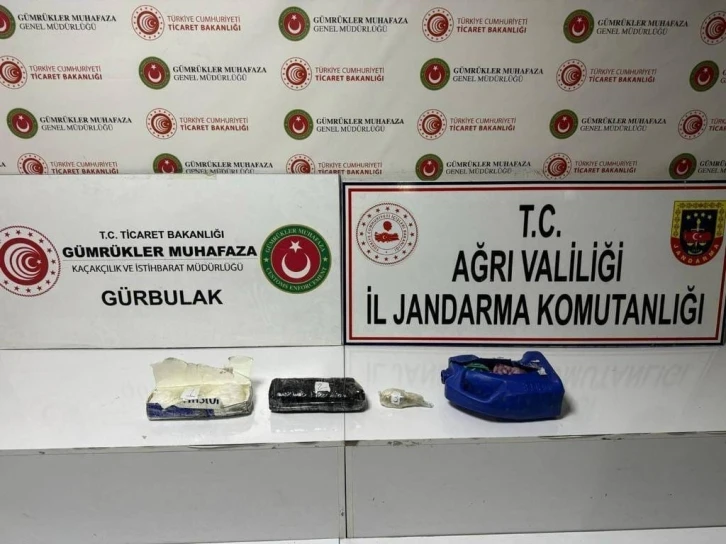 Ağrı’da çok sayıda uyuşturucu madde ele geçirildi
