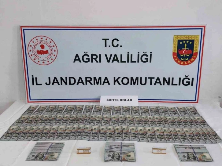 Ağrı’da Jandarmadan sahte dolar operasyonu
