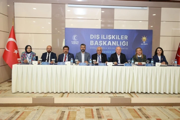 AK Parti dış ilişkiler bölge toplantısı Erzurum’da yapıldı
