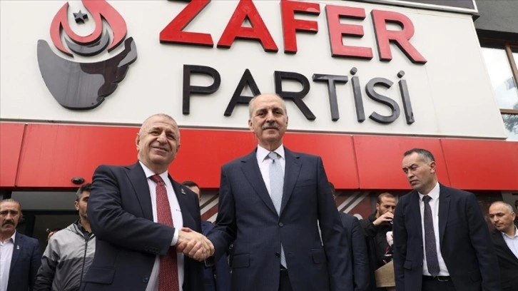 AK Parti Genel Başkanvekili Kurtulmuş, Zafer Partisi Genel Başkanı Özdağ'ı ziyaret etti