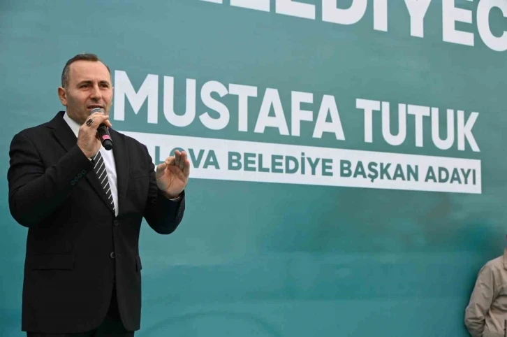 AK Parti Yalova Başkan Adayı Tutuk: "Yalova’da iziniz var mı, harmanda yüzünüz olacak”
