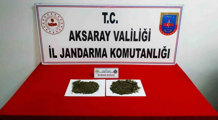 Aksaray’da jandarmadan uyuşturucu operasyonu
