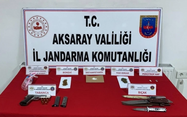 Aksaray’da uyuşturucu taciri gözaltına alındı
