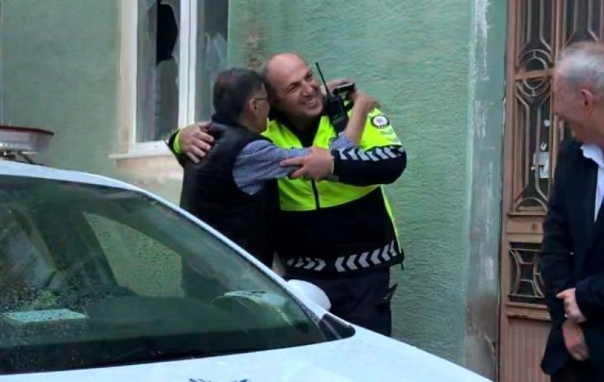 Bursa'da alkollü sürücü polise sarılarak bayramlaştı