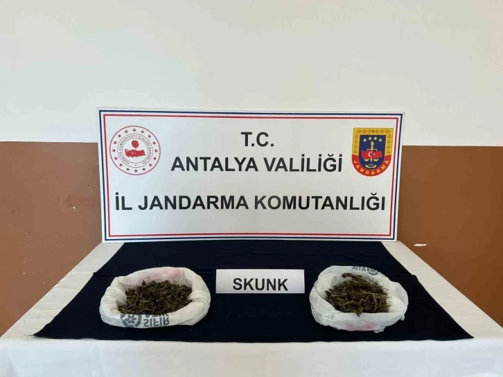 Alanya’da uyuşturucu ticaretine jandarma engeli
