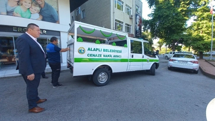 Alaplı’da yenilenen cenaze aracı hizmete girdi
