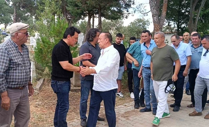 Ali Ağaoğlu arkadaşını acı gününde yalnız bırakmadı
