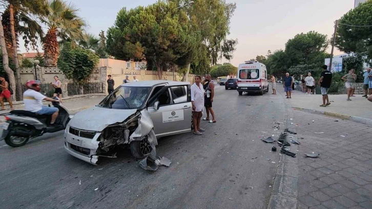 Alkollü sürücü motosikletliye çarptı: 1 ağır yaralı