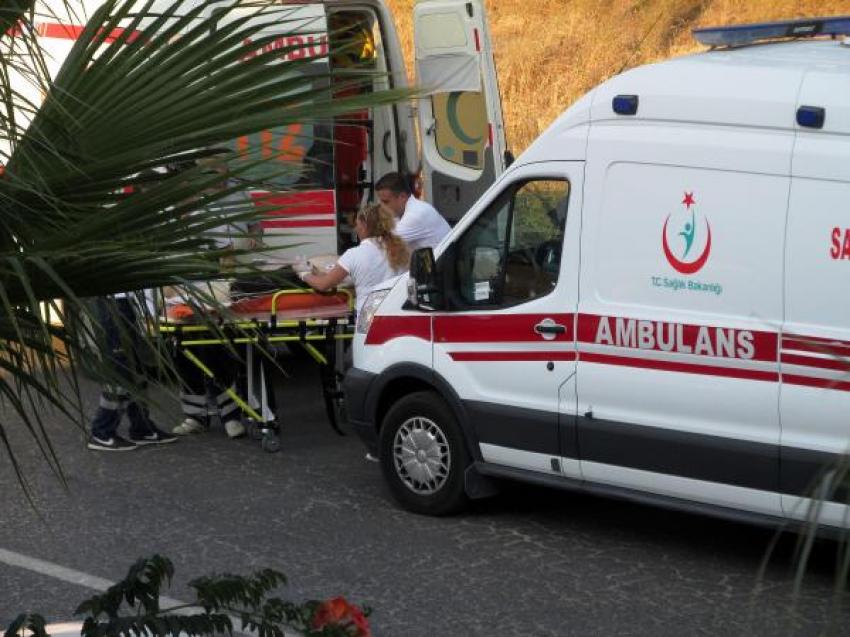 Hastaneye taşınırken ambulans bozulunca...