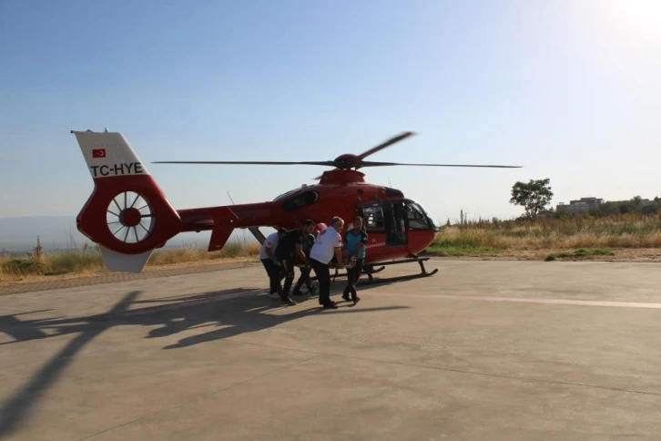 Ambulans helikopterle Bursa'da hastaneye kaldırılan minik Hamit yaşam savaşını kaybetti