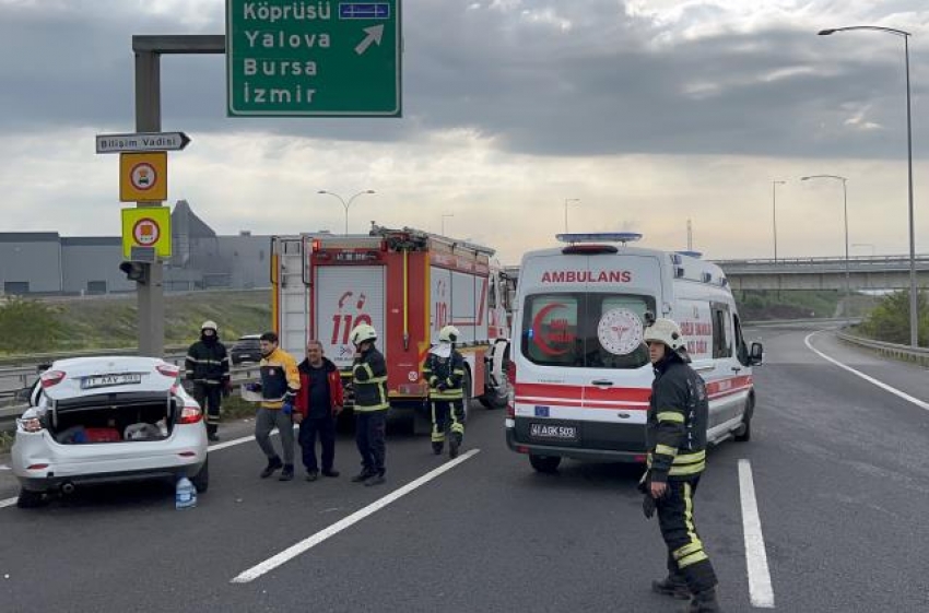 Anadolu Otoyolu Bursa istikametinde kaza: 1 ölü 5 yaralı