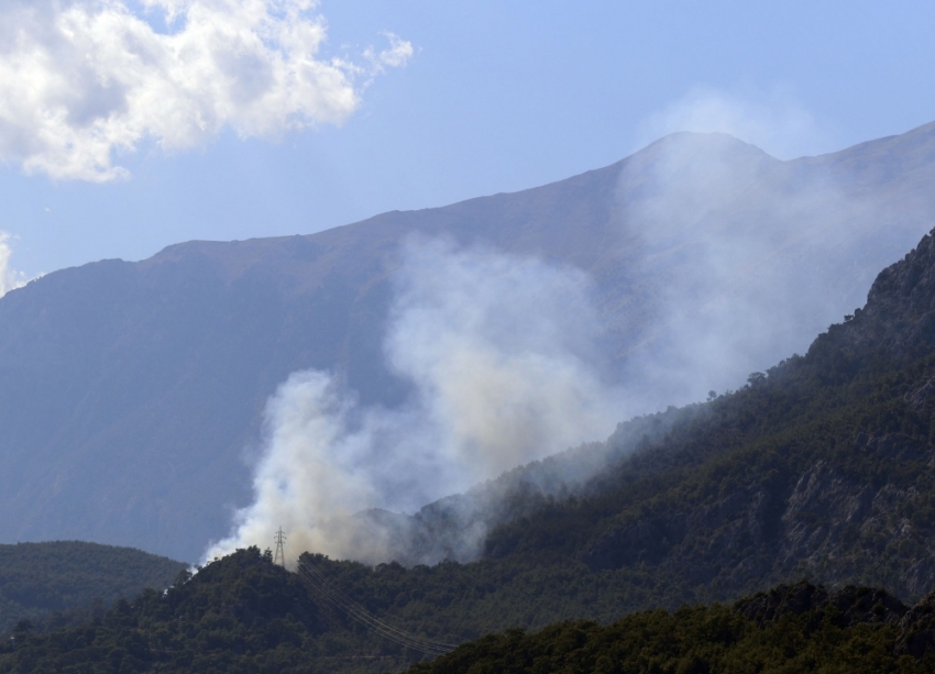 Antalya'da orman yangını