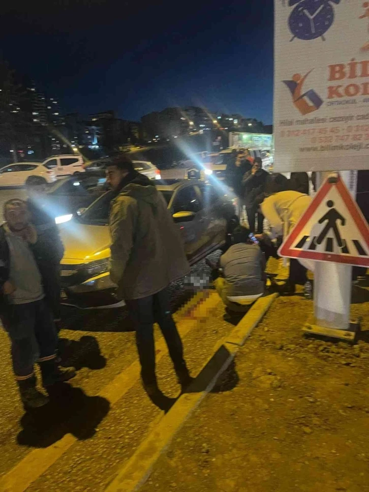 Ankara’da feci kaza: Otomobilin çarptığı genç kız hayatını kaybetti