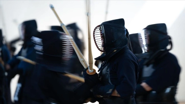 Ankara Kendo ve Iaido Derneği üyeleri kılıç kullanma sanatı 