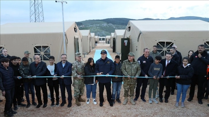 Antakya NATO Çadır Kenti törenle açıldı