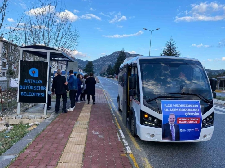 Antalya Büyükşehir’den Akseki’ye ulaşım desteği
