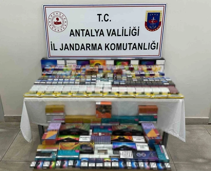 Antalya’da kaçak ve elektronik sigara operasyonu
