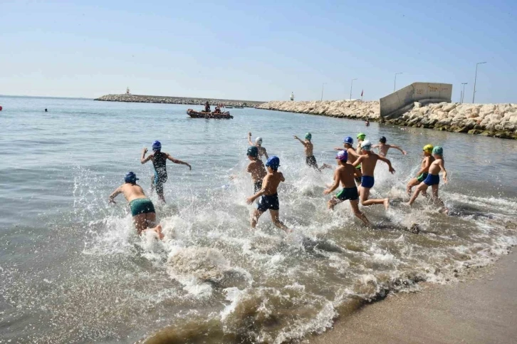 Aquatlon yarışlarında 64 sporcunun 45’i Yenişehir Belediyesi adına yarıştı
