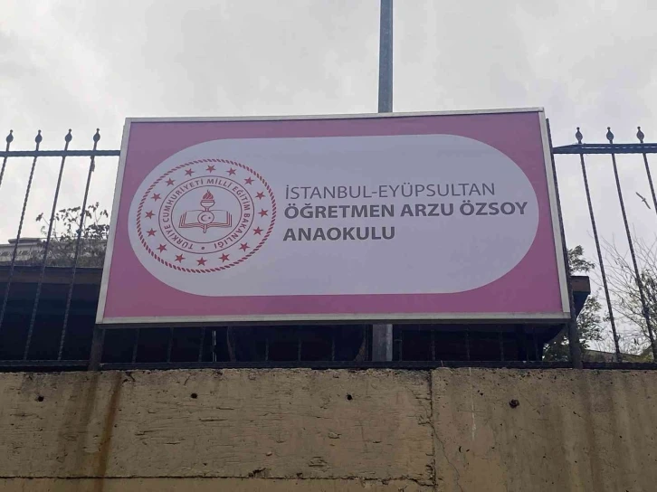 Arzu öğretmenin adı anaokulunda yaşayacak