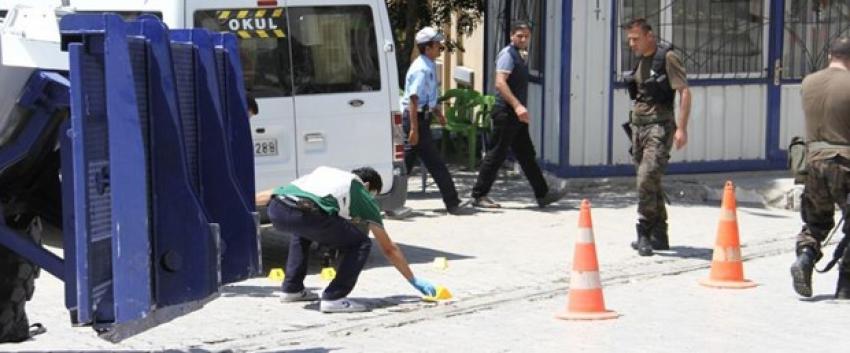 Astsubaya aracında silahlı saldırı