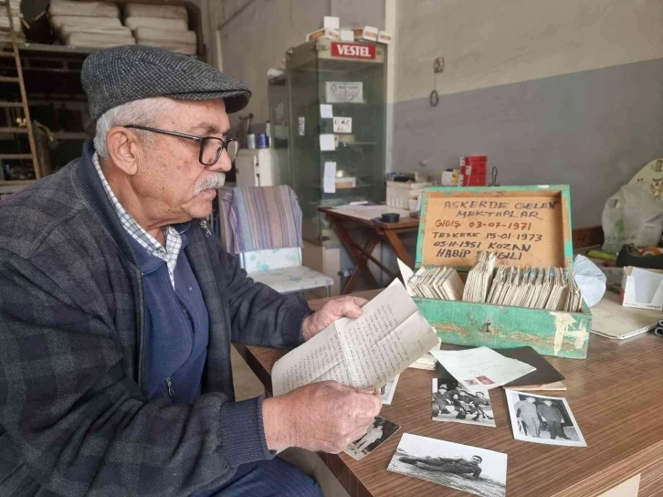 Asker mektuplarını yarım asırdır gözü gibi saklıyor
