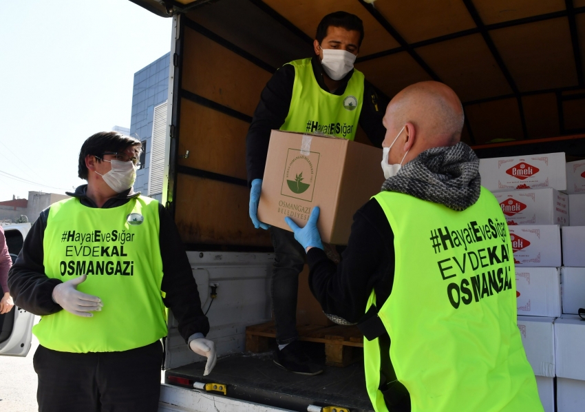 Osmangazi Belediyesi'nden 62 bin 988 sosyal destek