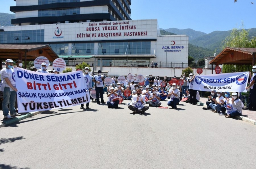 Bursa'da protesto!