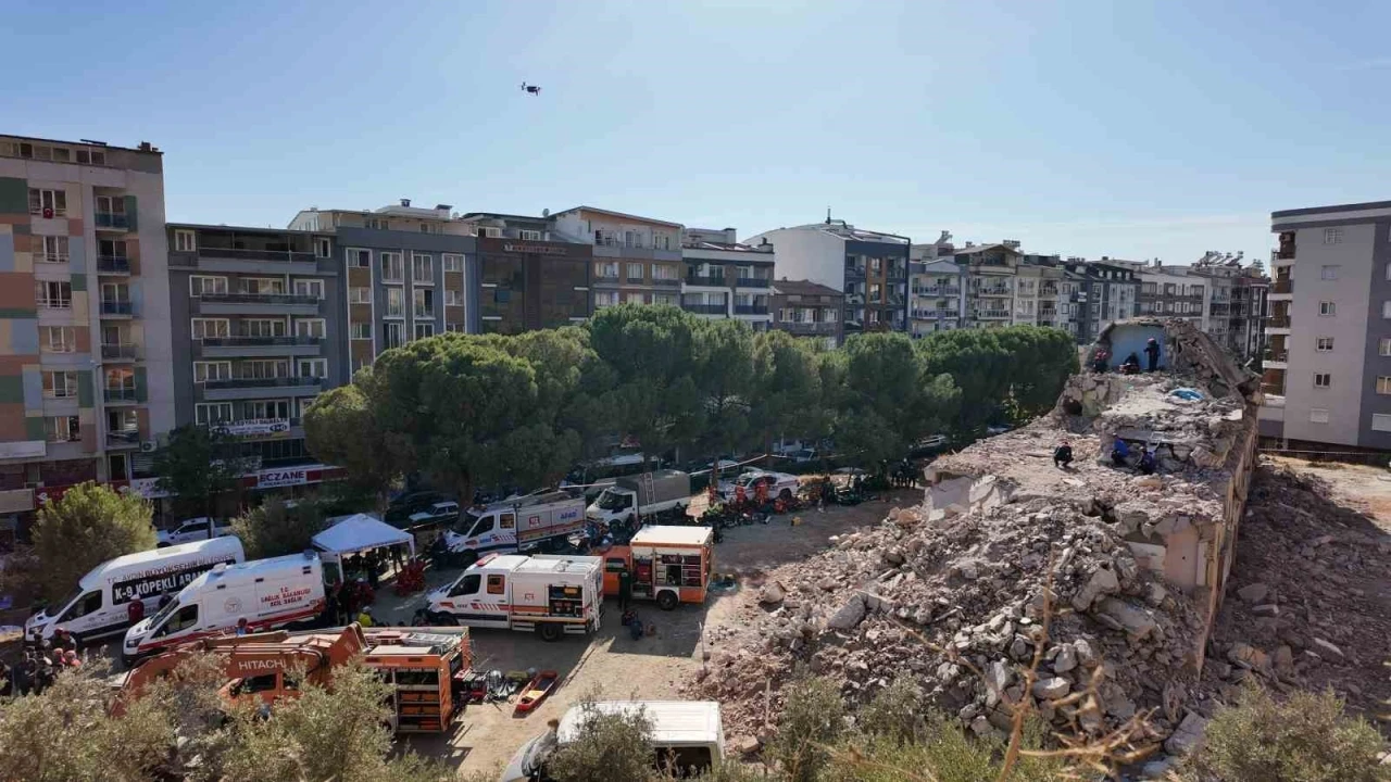 Aydın’da 7 büyüklüğünde deprem tatbikatı gerçekleştirildi