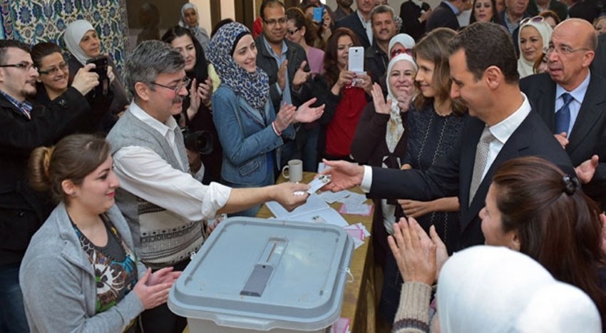 Suriye’de ’kendin çal kendin oyna’ seçimleri