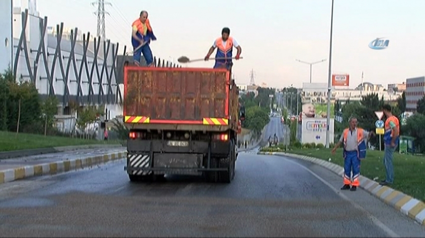 İstanbul’da petrol boru hattında sızıntı