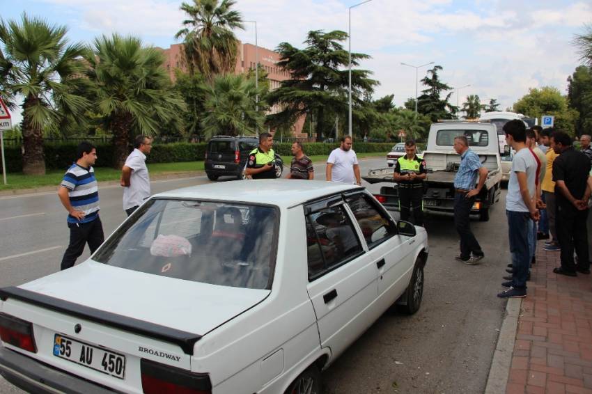 Ceza kesen polis darp edildi