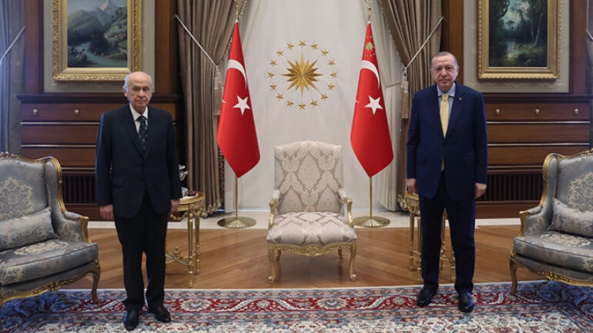 Erdoğan, Bahçeli ile görüştü!