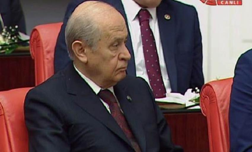 Bahçeli 'flu' tarafta