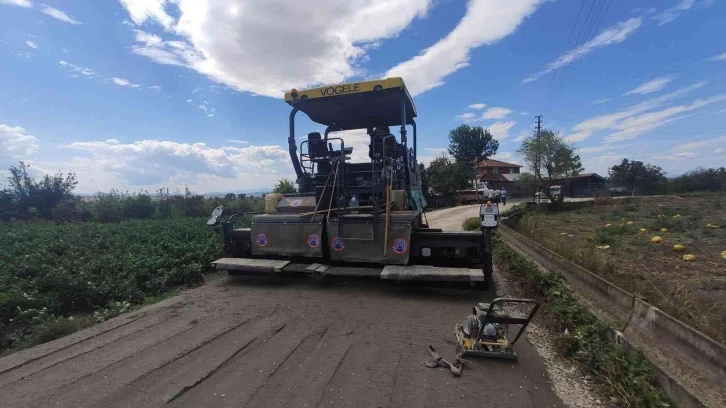 Bafra’da beton yol seferberliği
