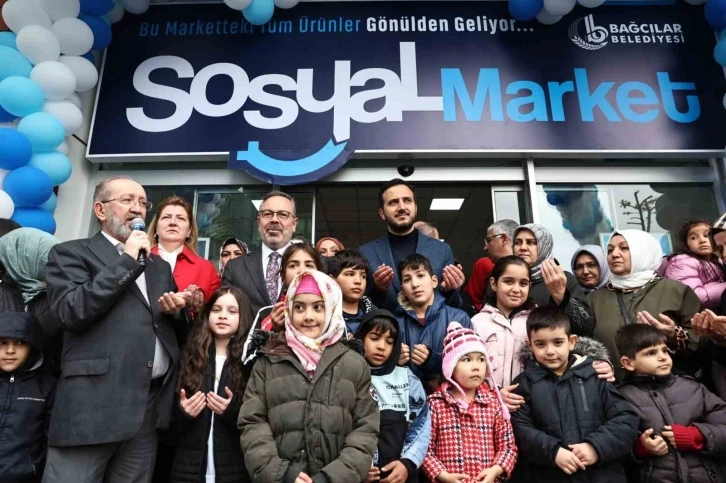 Bağcılar’da ihtiyaç sahipleri için ‘Sosyal Market’ açıldı
