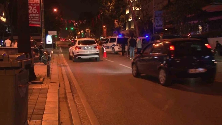 Bağdat Caddesi GS Store önünde polis önlem aldı
