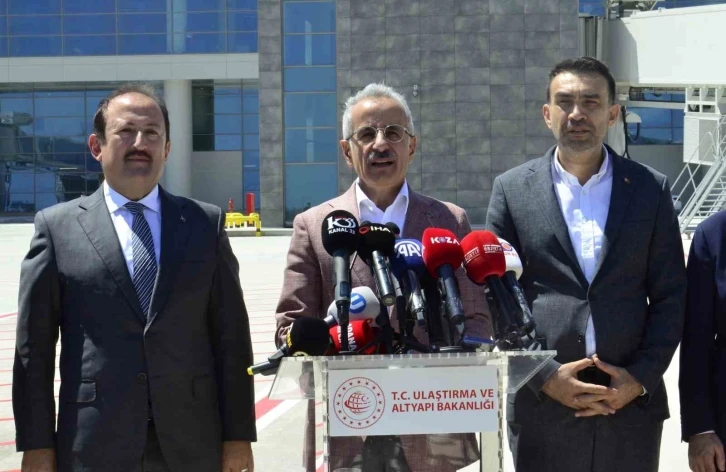 Bakan Uraloğlu: &quot;Çukurova Uluslararası Havalimanımızın resmi açılışı 10 Ağustos’ta&quot;
