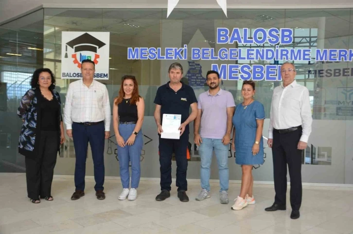 Balıkesir OSB, mesleki yeterlilikte bir ilke imza attı
