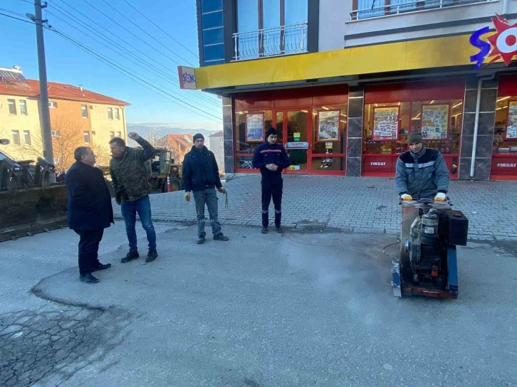 Bartın’da cadde ve sokaklarda yoğun bakım
