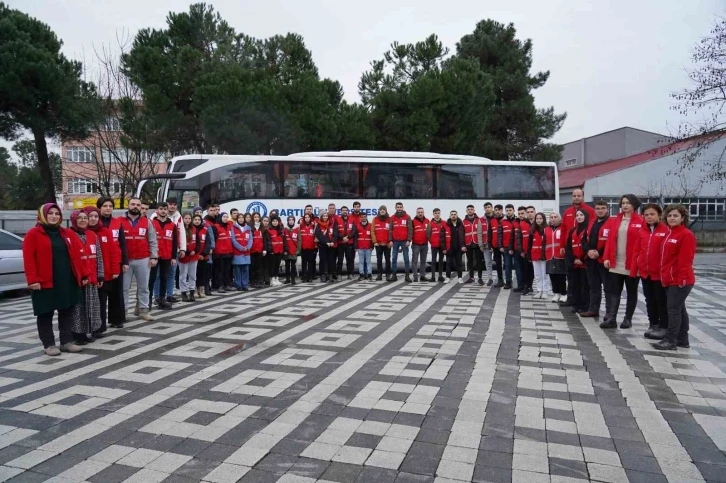 BARÜ’den 40 kişilik bir ekip daha afet bölgesine gitti
