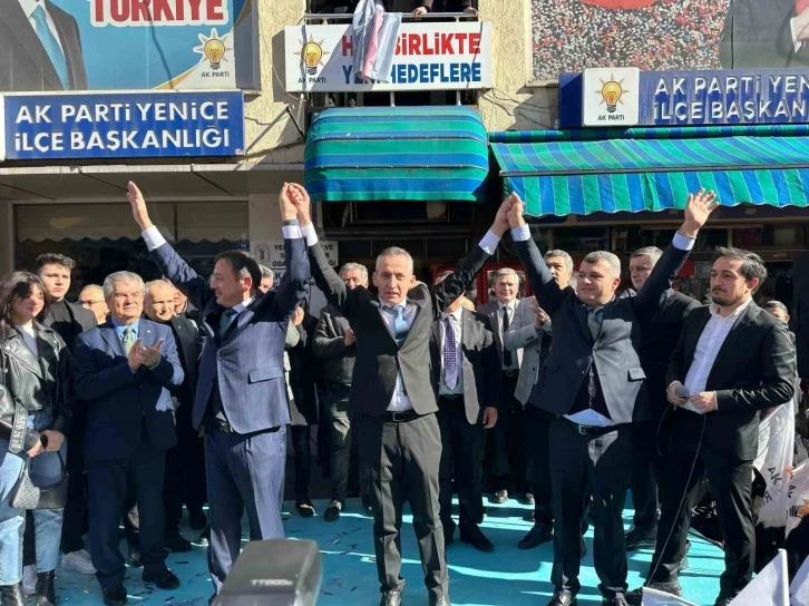 Başkan adayı Karakaş’a Yenice’de miting gibi karşılama
